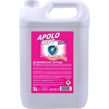 Apolo Sept Дезинфекциращ препарат за ръце Apolo Sept, гел, 5 L (5070200066)