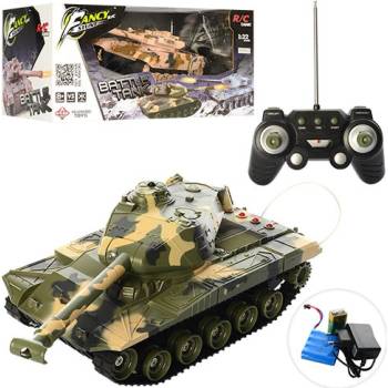 HB Toys RC Tank Battle HB-TK05Green Camo40MHZ RTR 1:32