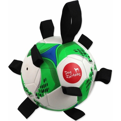 Dog Fantasy futbalová lopta s úchytkami nafukovacia 22 cm
