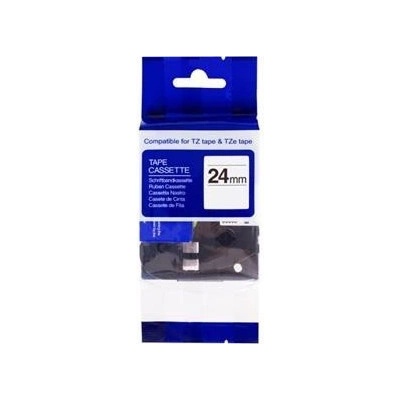Kompatibilná páska BROTHER TZ251 čierne písmo, biela páska Tape (24mm) ECO-TZE-251