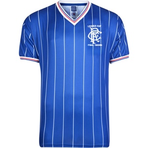 Score Draw Футболна фланелка Score Draw SDraw Rangers '84 Home Shirt Adults - Blue