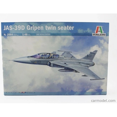 Italeri Saab Jas 39d Gripen Dvojmiestne lietadlo Vojenské 2011 / 1:48