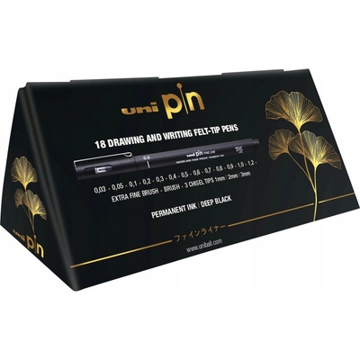 UNI PIN-200 18 kusů v pyramidové krabičce