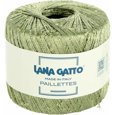 Lana Gatto Paillettes 31161 šalvia zelená