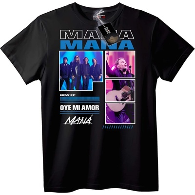 NOONEBRAND Тениска Oye Mi Amor на Maná - 3XL, Black