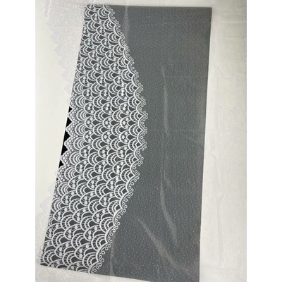 HT Familex Bílá záclona oblouk 01 Bílá, 160x320cm