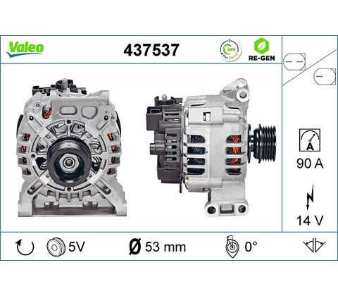 Alternátor VALEO 437537