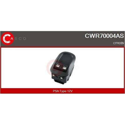 Spínač, zvedací zařízení oken CASCO CWR70004AS