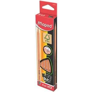 Maped Графитен молив, H, триъгълен, MAPED "BlackPeps" 850025FC (850025FC)
