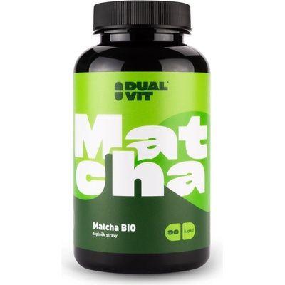 Dualvit Matcha BIO 400 mg 90 kapslí
