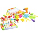 KIK KX7838_4 Mozaika puzzle plastové bloky + skrutkovač 258 ks