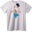 NOONEBRAND Тениска Porky Pig - S, White