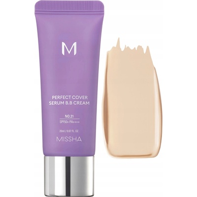 Missha BB-krém M Perfect Cover Serum BB Cream No.25 Warm Beige 20 ml