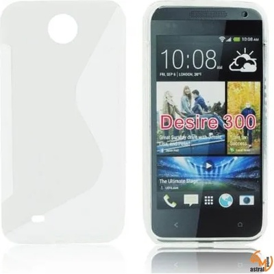 HTC Силиконов калъф за HTC Desire 300 прозрачен