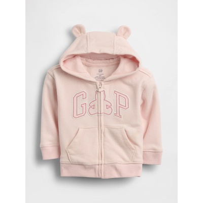 GAP Baby mikina s logem VintageSoft Růžová – Zbozi.Blesk.cz