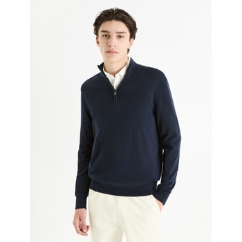 Image 1 of Celio Тъмносин мъжки основен пуловер Celio Gecotont Celio | Sin | МЪЖЕ | S