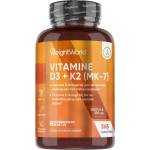 WeightWorld Vitamin D3 2000IU + K2 (MK-7) [365 Таблетки]