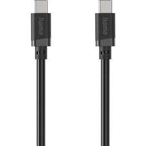 Hama Кабел usb-c - usb-c, 60w, 2 м, черен (hama-201808) - megamag