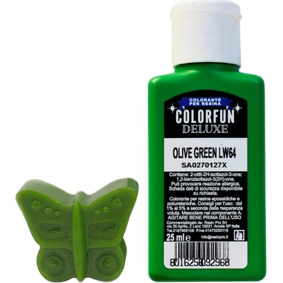 Colorfun barva do pryskyřice olivově zelená 25 ml