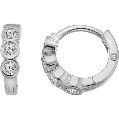 Hot Diamonds Strieborné náušnice s topazmi Tender DE871