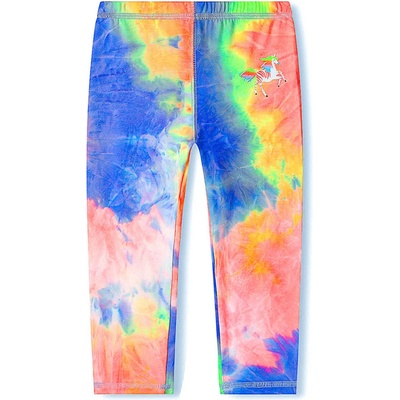 Kugo Dievčenské 3/4 legíny CY1013 dúhová tmavšia