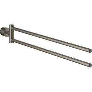 GROHE Atrio двоен държач за кърпи 49 см, четкан антрацит, твърд графит (40308AL3)