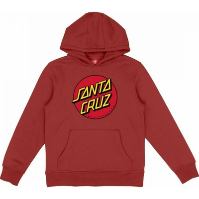 Santa Cruz Youth Classic Dot Hood Ketchup