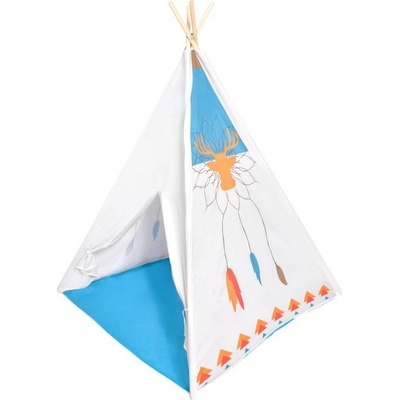 Ecotoys Teepee modro-bílý 8177