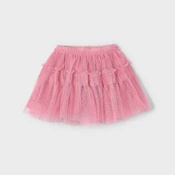 MAYORAL Пола тюл плумети в розов цвят за мини момиче Майорал