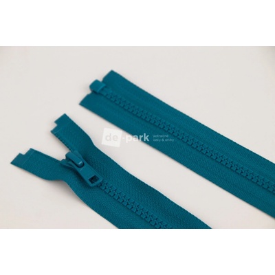 de-park Zip YKK - 70cm - dělitelný - petrolejová - 568