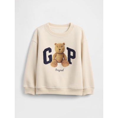 GAP Baby mikina VintageSoft Bear Béžová – Zboží Dáma