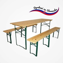 Dortun Pivný Set PROFI 220 cm hnedý