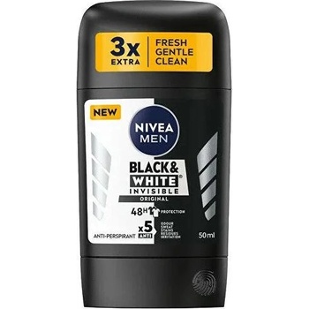 Image 1 of Nivea MEN Black & White Invisible Original deo stick 50 ml
