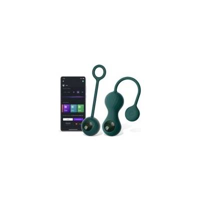 Magic Motion CRYSTAL DUO APP Комплект за укрепване на тазовото дъно зелен (P23533)