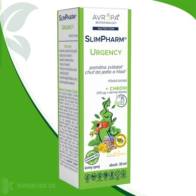 Avropa SlimPharm Urgency ústny sprej 30 ml