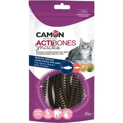 Camon Допълваща храна за котки снакс от треска и сьомга (af255)