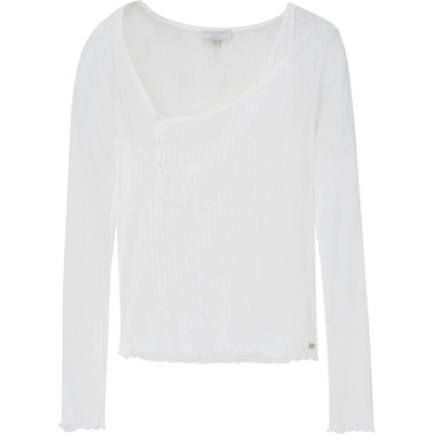 Pull&Bear Тениска бяло, размер XS