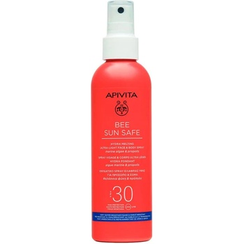 APIVITA Bee Sun Safe Hydra Fresh Face & Body SPF30 200ml Sunscreen - Clear