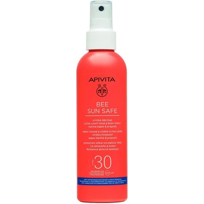 APIVITA Bee Sun Safe Hydra Fresh Face & Body SPF30 200ml Sunscreen - Clear