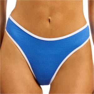 Seafolly Дамско бикини долнище Seafolly Women's Beach Bound High Leg Pant Bikini bottom - Sapphire - размер 32 (EU) (150-5050-0611)