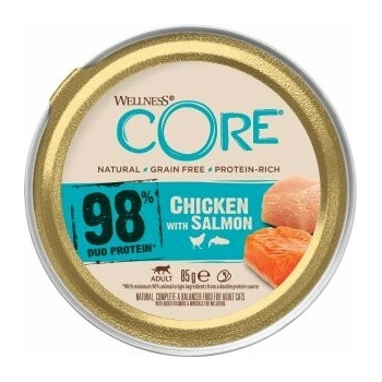 Wellness Core 98% Kuracie / Losos 85 g
