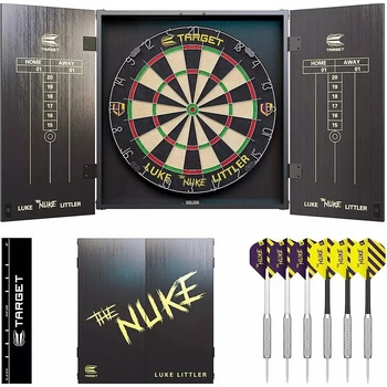 Šipkový set Target kabinet s terčem Luke The Nuke Littler