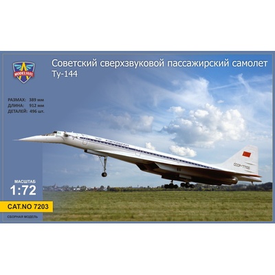 MODELSVIT Tupolev Tu 144 Supersonic airliner Aeroflot 1:72
