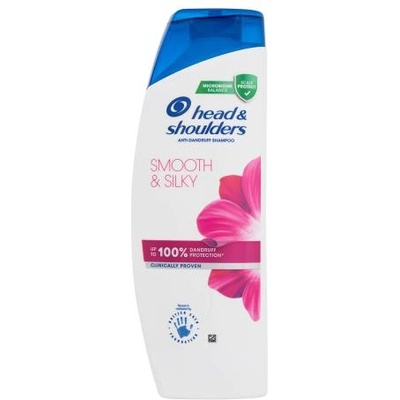 Head & Shoulders Smooth & Silky 400 ml шампоан против пърхот с флорално-плодов аромат за жени