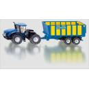 Zberateľské modely Siku Farmer Traktor New Holland s prívesom Joskin 1:50