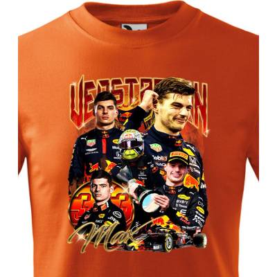 Dětské tričko F1Max Verstappen OranžováCanvas Dětské tričko Bezvatriko.cz 2854