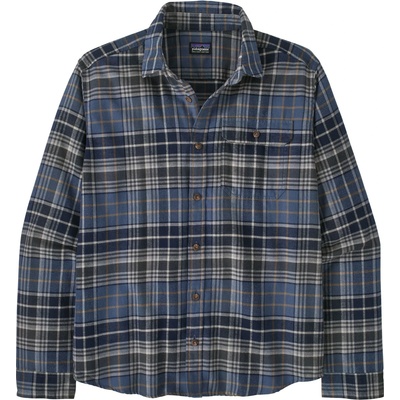 Patagonia Мъжка риза с копчета Patagonia L/S LW Fjord Flannel Shirt - Depth: New Navy (033-0627-4111)