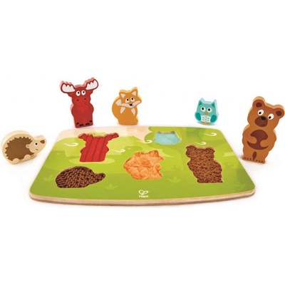 Hape Puzzle na doske Lesné zvieratká