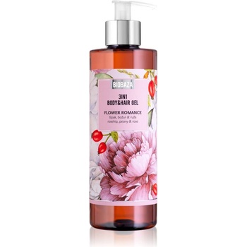 BIOBAZA 3in1 Body&Hair Gel Flower Romance шампоан, балсам и душ гел 3 в 1 400ml