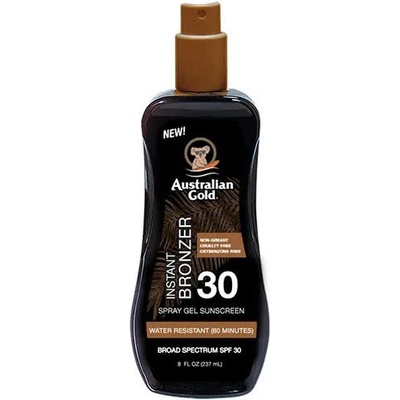 Australian Gold Spray Gel wInstant SPF 30 sunscreen 237ml - Golden (White)
